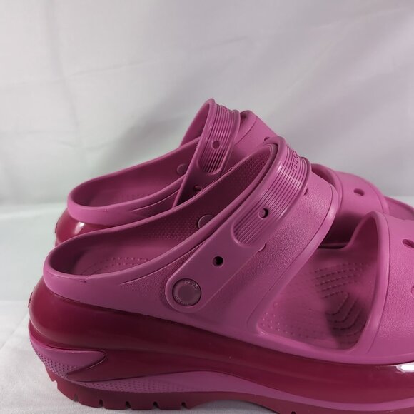 Crocs Classic Mega Crush Juice Pink Unisex Sandals 11 M11/W12.5 207989 Platform - Picture 14 of 16